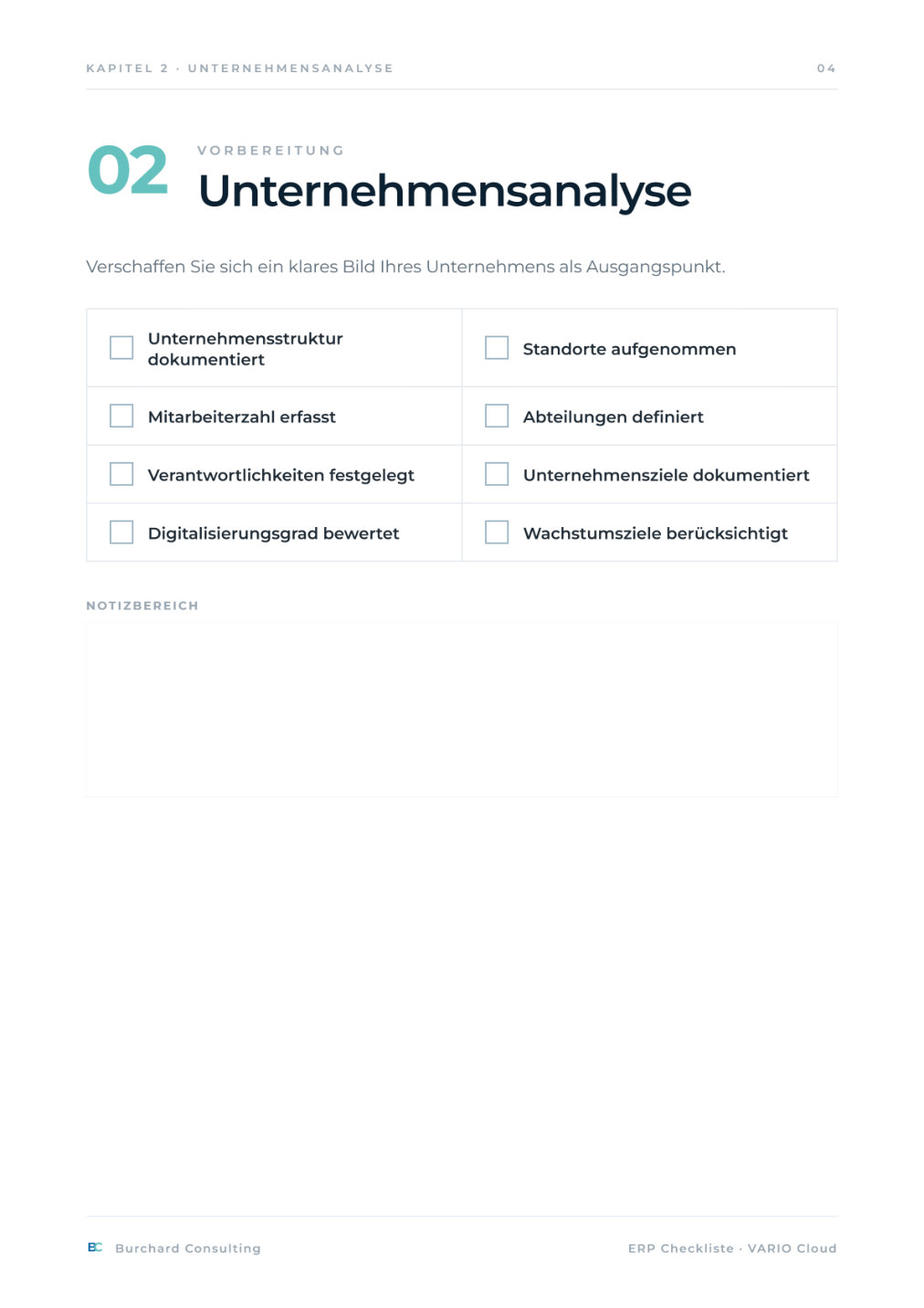 ERP-Checkliste – Vorschau Seite 4