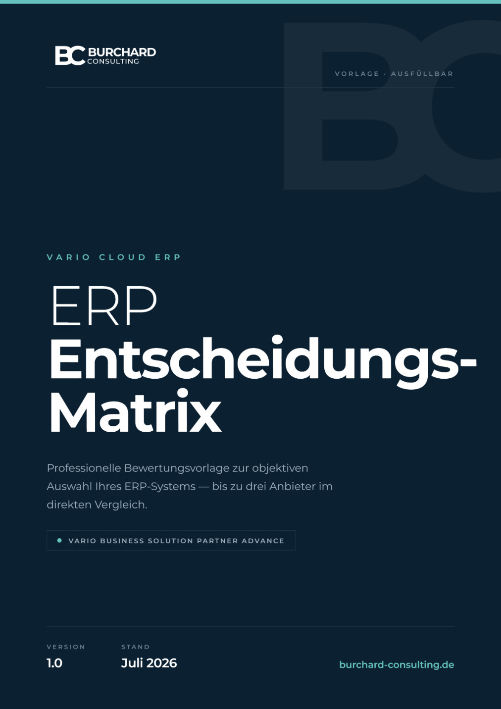 ERP-Entscheidungsmatrix